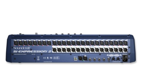 Soundcraft Si Expression 2 rear view